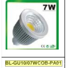 7W Dimmable GU10 COB LED Spotlight
